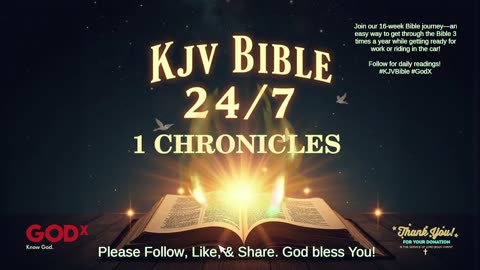 24/7 KJV Bible Livestream – God’s Word Non-Stop