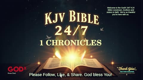 24/7 KJV Bible Livestream – God’s Word Non-Stop