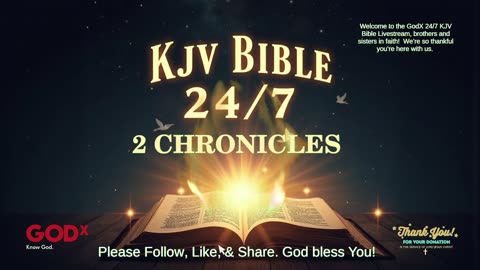 24/7 KJV Bible Livestream – God’s Word Non-Stop