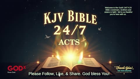 24/7 KJV Bible Livestream – God’s Word Non-Stop