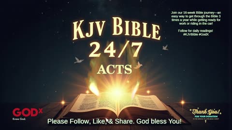 24/7 KJV Bible Livestream – God’s Word Non-Stop