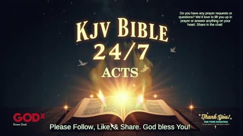 24/7 KJV Bible Livestream – God’s Word Non-Stop