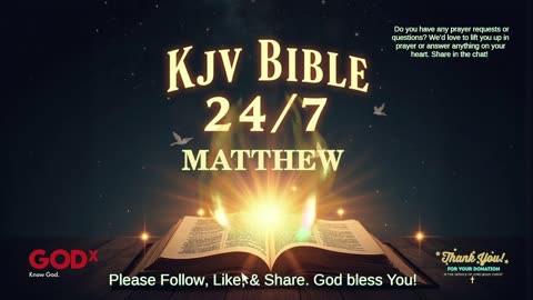 24/7 KJV Bible Livestream – God’s Word Non-Stop
