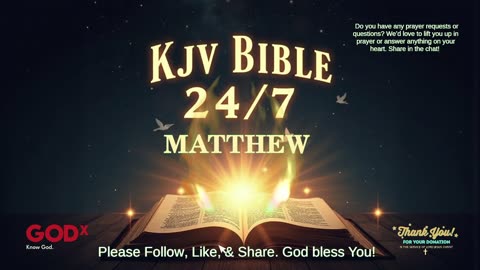 24/7 KJV Bible Livestream – God’s Word Non-Stop