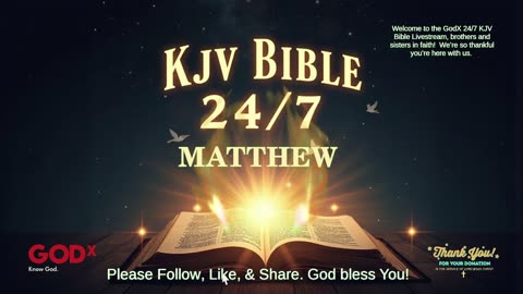 24/7 KJV Bible Livestream – God’s Word Non-Stop