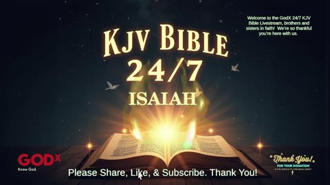24/7 KJV Bible Livestream – God’s Word Non-Stop