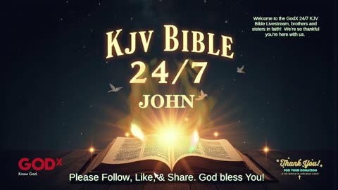 24/7 KJV Bible Livestream – God’s Word Non-Stop