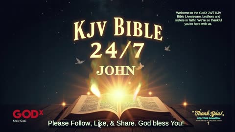 24/7 KJV Bible Livestream – God’s Word Non-Stop