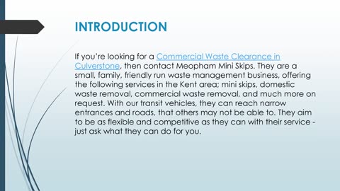 Best Commercial Waste Clearance in Culverstone