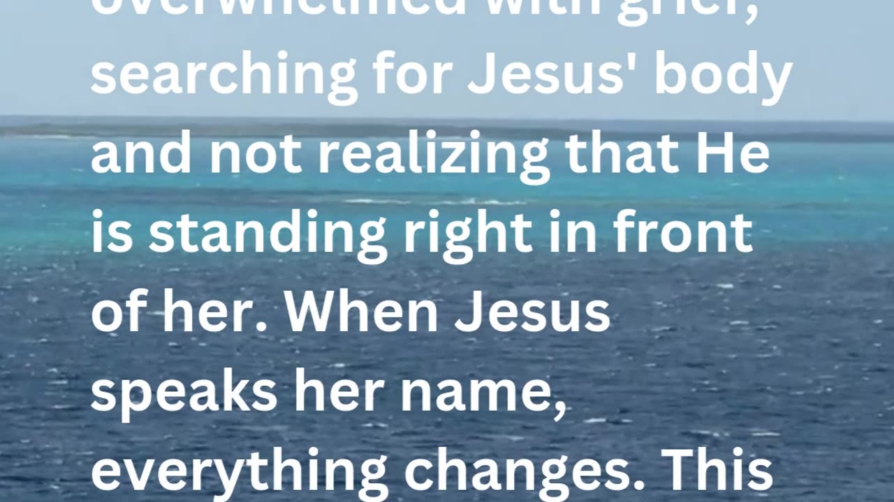Daily Inspirations from God John 20:15-16 | Devotion