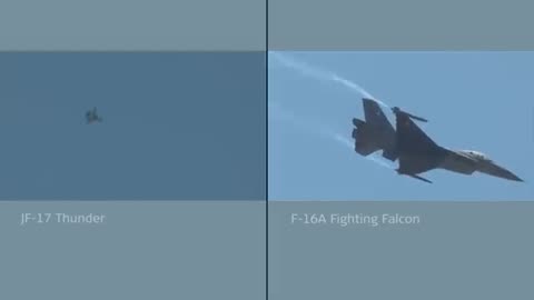 Pakistan F-16 Falcon vs JF-17 Thunder Airshow Display