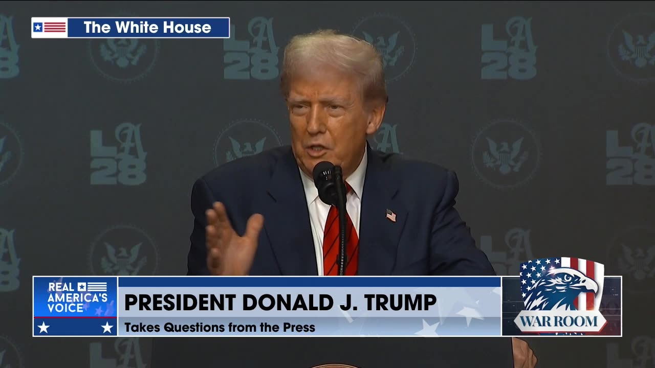 WATCH: President Trump Takes Questions From Press On Texas Redistricting