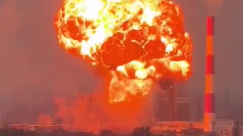 Ukrainian Drone Hits Oil Refinery Near Samara in Novokuybyshevsk — Fuel Detonation Follows