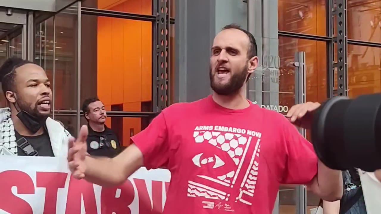 "ICE OUT OF NEW YORK" today in New York City.