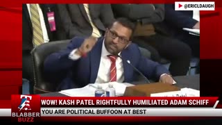 Wow! Kash Patel Rightfully Humiliated Adam Schiff