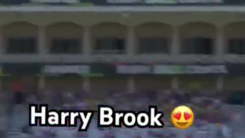Harry Brooks sixer off first ball