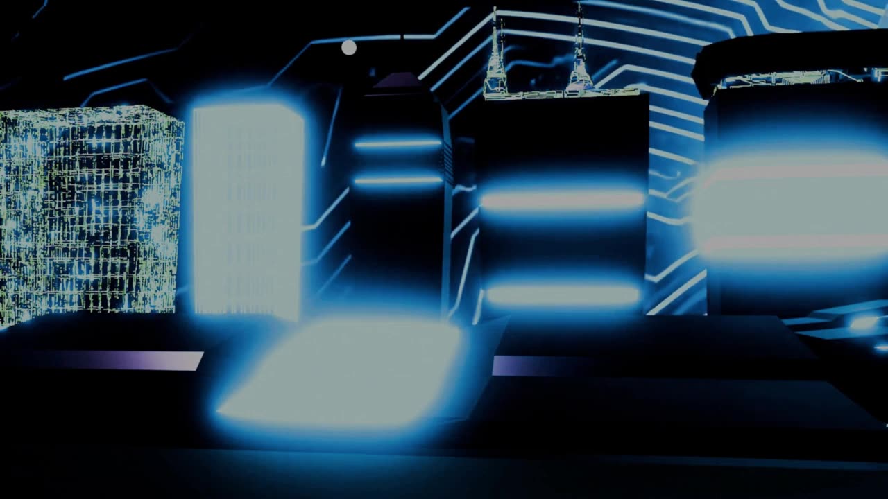 Quantum Gathering Background (Without Audio)