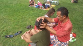 Luodong Massages "Cool Dude" At The Park