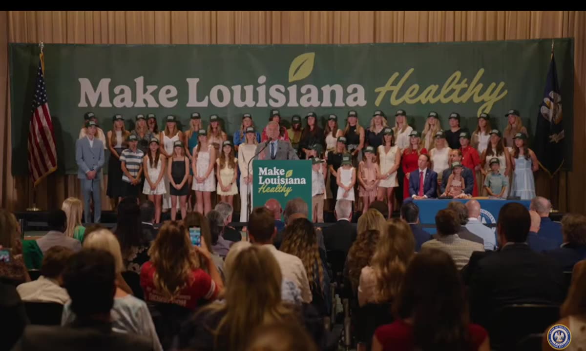 Governor Jeff Landry and HHS Secretary Robert F. Kennedy Jr. Hold Historic MAHA Bill Signing