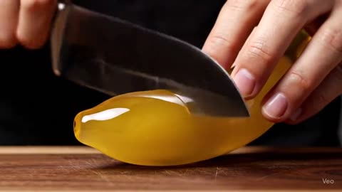 Glass Fruits Cutting ASMR