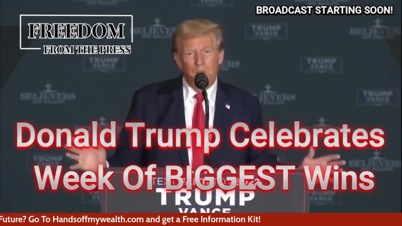 Donald Trump Celebrates Week Of BIGGEST Wins