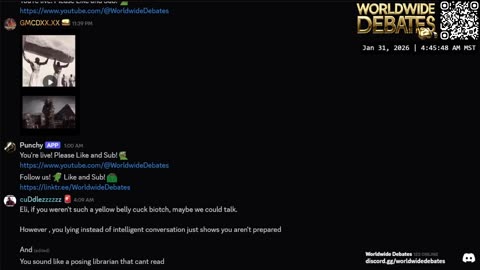 0311 WIDESTREAM - Widestream Debates - YouTube/Twitch/Rumble