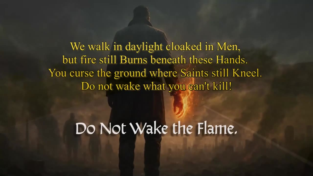 The Veil & Flame ~ Do Not Wake the Flame { Lyrics } Remix 1 { Downhill Ver. } Christcore PC FX