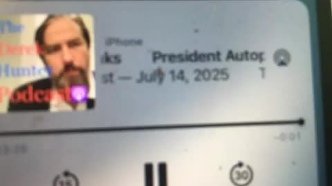 Derek Hunter 07/28/25 Joe Biden autopen abuse by left hand 🫲🏿 side