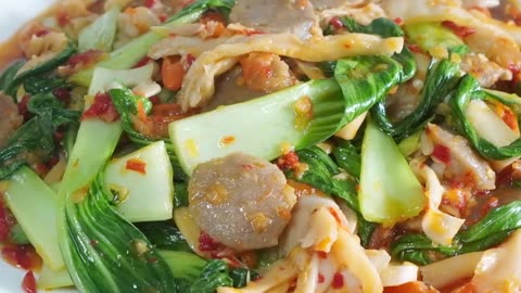 Stir-Fried Bok Choy with Oyster Mushrooms – Super Delicious! Perfect for Daily Meals