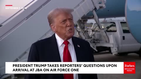 BREAKING NEWS- President Trump Takes Reporters' Questions About Chicago, Gaza, Putin, And More