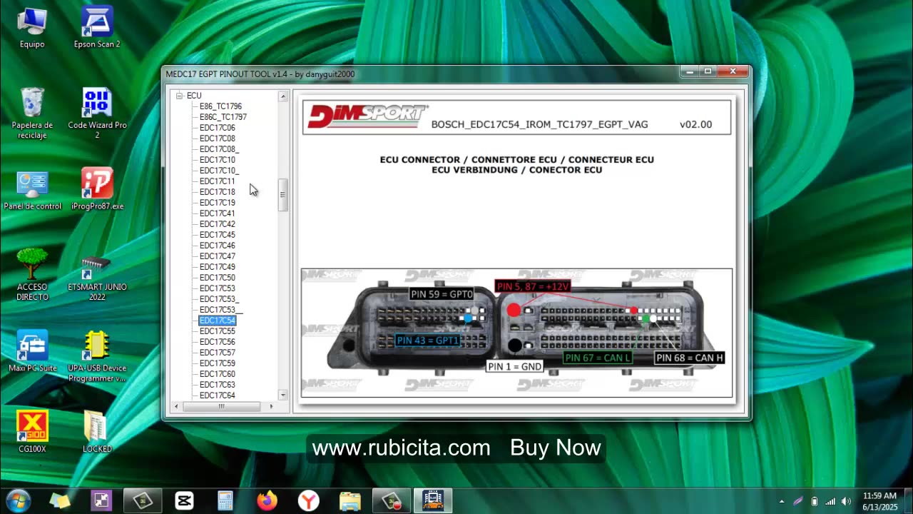 EGPT v1.4 Preview – BOSCH ECU Pinout Tool (PCMFlash, KTAG, PCMTuner)
