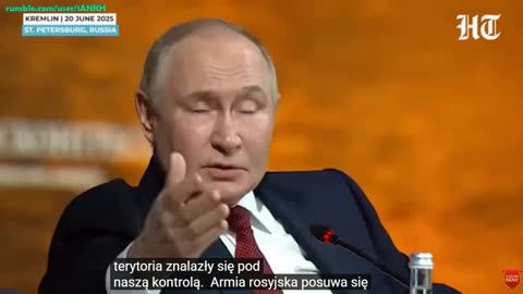 W telewizji Putin mówi, że dosłownie zbombarduje i zniszczy całą Ukrainę, jeśli Zełenski to zrobi