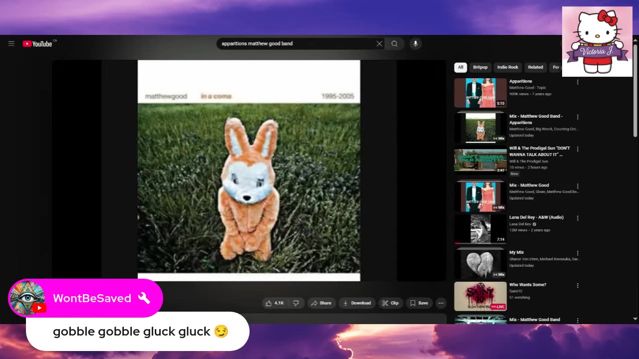 08/11/25 Victoria J VOD: "Gobble gobble...🐔 🦒"