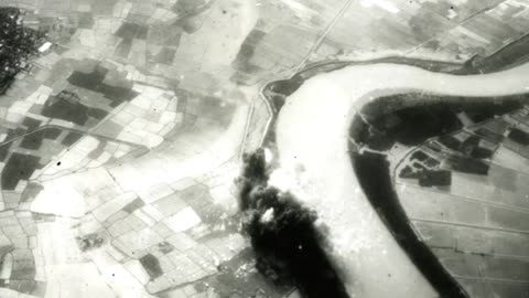 Tram Bac Oil Storage Area in North Vietnam under attack by A-4E Skyhawks on July 7th 1967