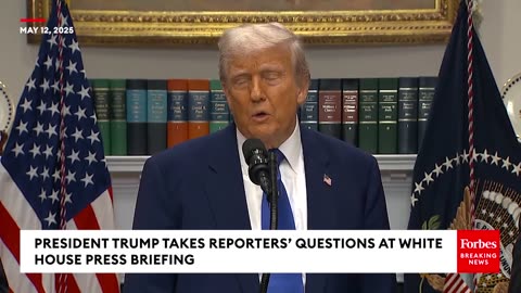 MUST WATCH: Trump Takes Questions About Controversial Air Force One Plane Gift From Qatar