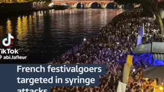 BREAKING: Over 100 people were stabbed by syringes in coordinated attack at French Music Festival