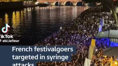 BREAKING: Over 100 people were stabbed by syringes in coordinated attack at French Music Festival