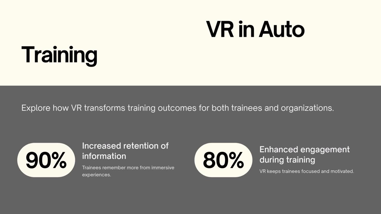 Industrial Training in VR