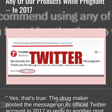 Fact Check: Tylenol DID Tweet 'We Actually Don't Recommend Using Any Of Our Products While Pregnant'