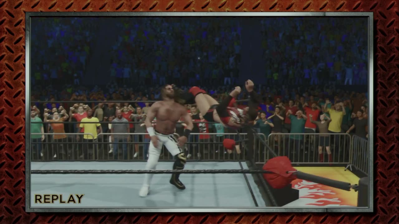 WWE 80 Demon Finn Balor VS Seth Rollins