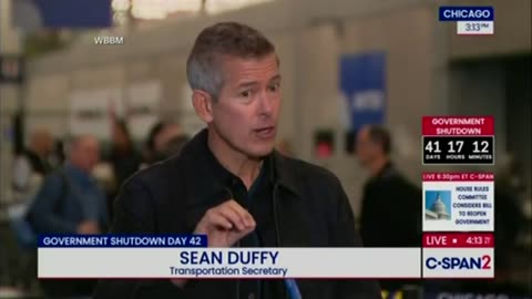 Sean Duffy threatens "action" against air traffic controller