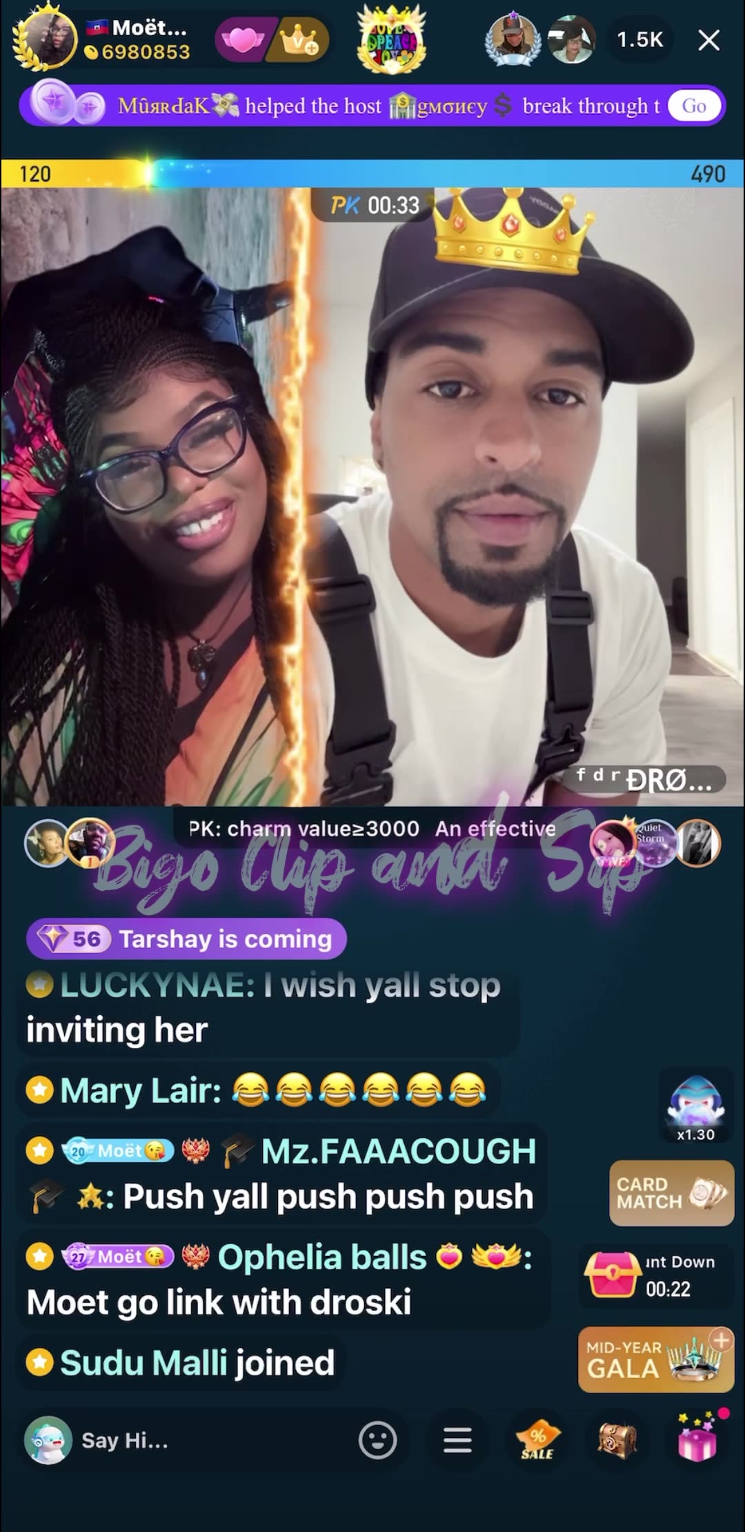 Moet lines Droski n flirts w/him n says he wanted her before 21 7/12/25 #bigoclipandsip