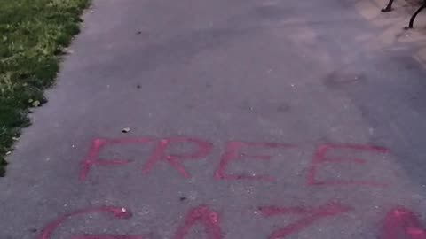 New Yorkers demand a "FREE GAZA"