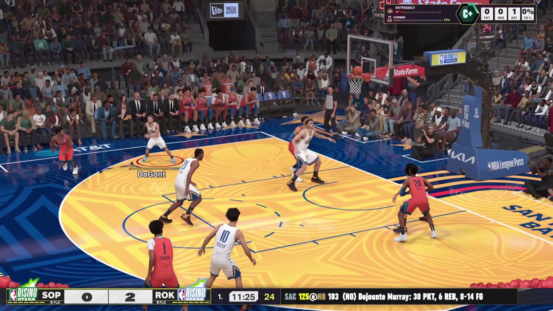 NBA 2K25 PS5 Gameplay – Rising Stars Challenge | MyPlayer Career Mode