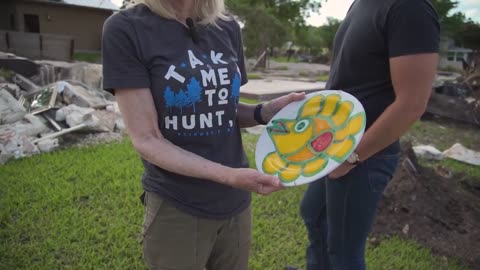 Search teams continue to locate bodies in the flood zone in Hunt, Texas.