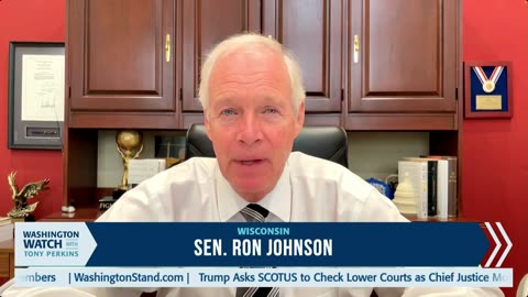 Senator Ron Johnson on Washington Watch with Tony Perkins 5.12.25