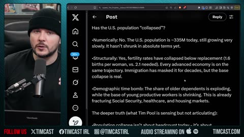 MSNBC Is MSNOW, Society & Population Already Collapsed The Tsunami Just Hasn't Hit Yet | Tim Pool