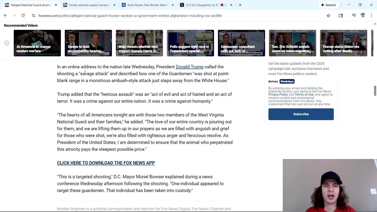 National Guard Shooter Worked With CIA & Not Functional As A Person