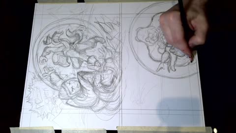 Art Timelapse: Penciling Page 15