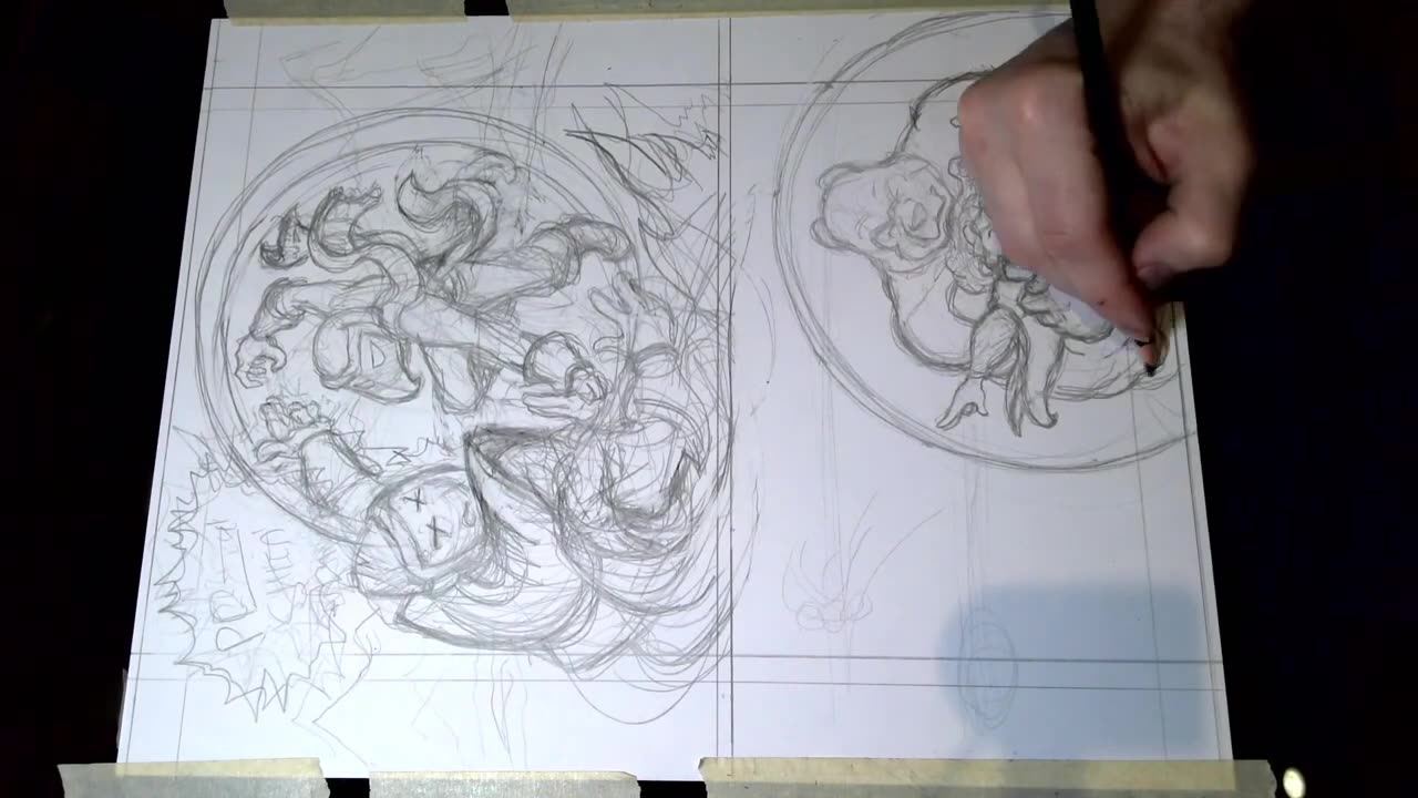 Art Timelapse: Penciling Page 15